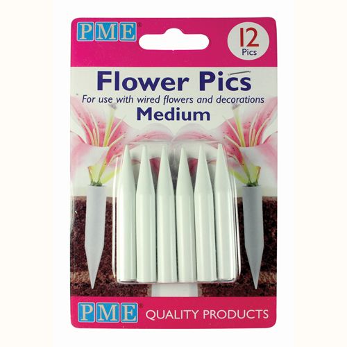 Blumenröhrchen medium Blumen CakeSupplies   