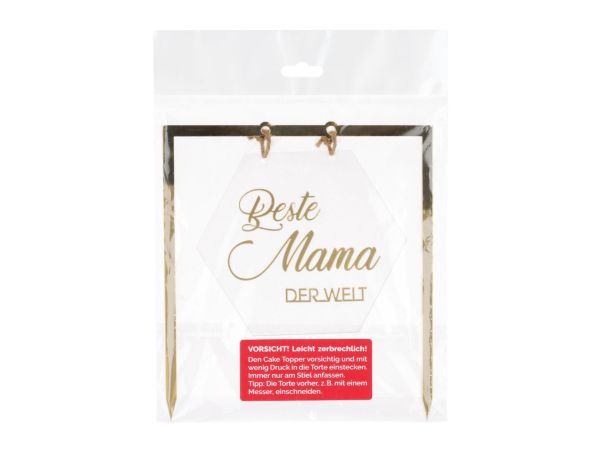 Cake Topper Beste Mama Tortentopper CakeMasters   