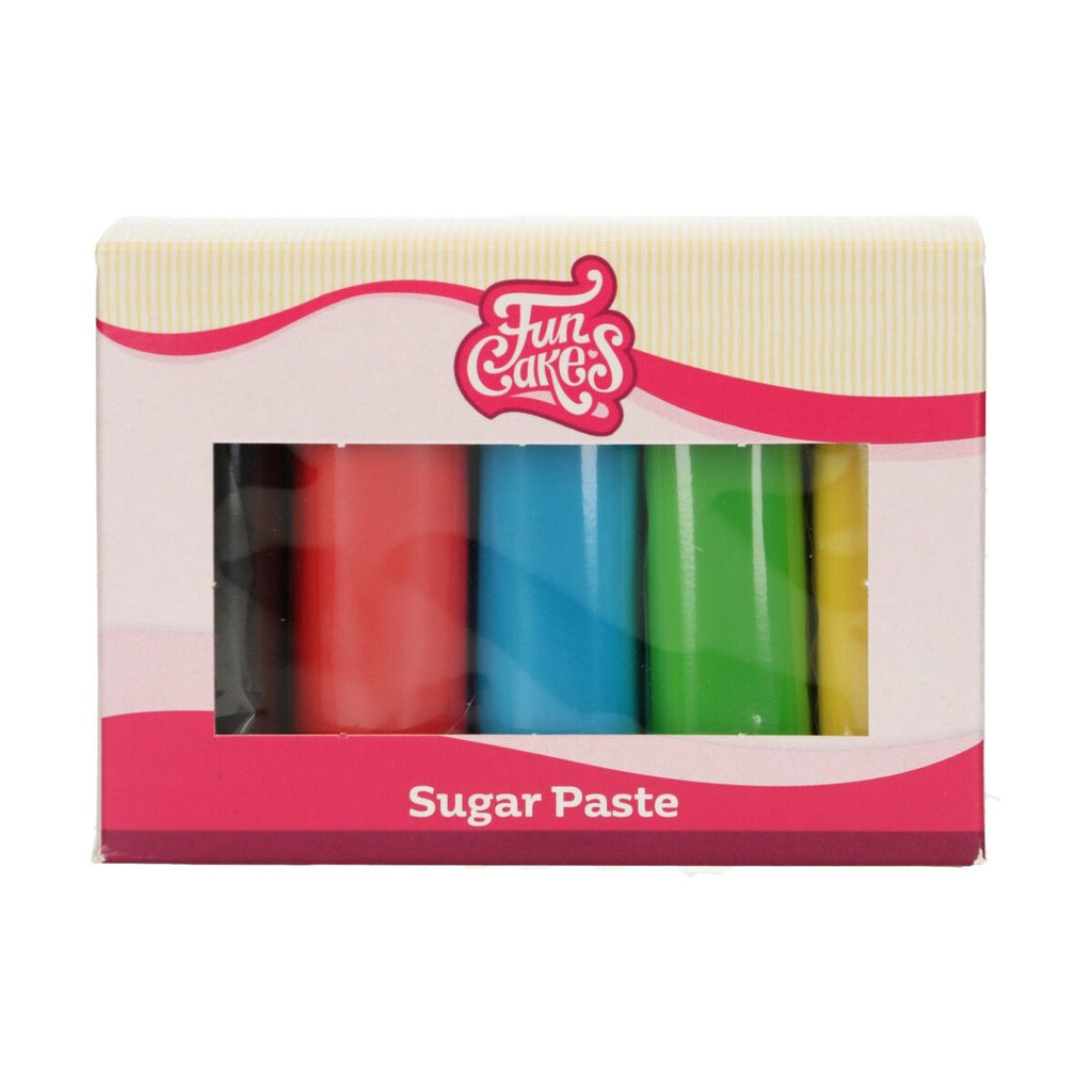 Fondant Multipack Essential Colours Fondant CakeSupplies   