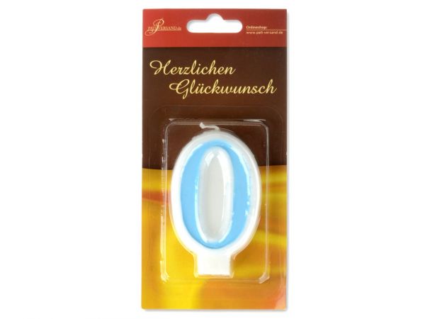 Zahlenkerze Blau Zahlenkerzen CakeMasters   