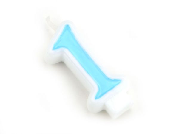 Zahlenkerze Blau Zahlenkerzen CakeMasters 1  