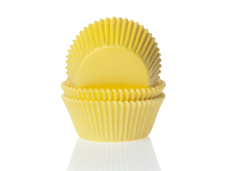 Cupcake Förmchen in div. Grössen und Farben Cupcake Förmchen House of Marie gelb 50x33 mm 