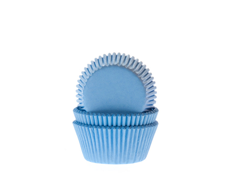 Cupcake Förmchen in div. Grössen und Farben Cupcake Förmchen House of Marie himmelblau mini 35x23 mm 