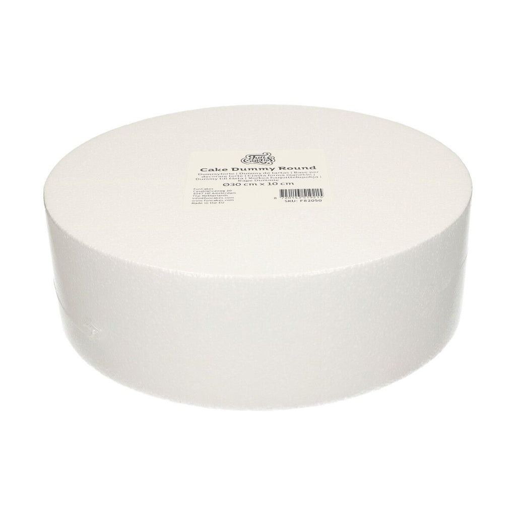 Dummy rund 10cm hoch in div. Grössen Dummy CakeSupplies 30cm  