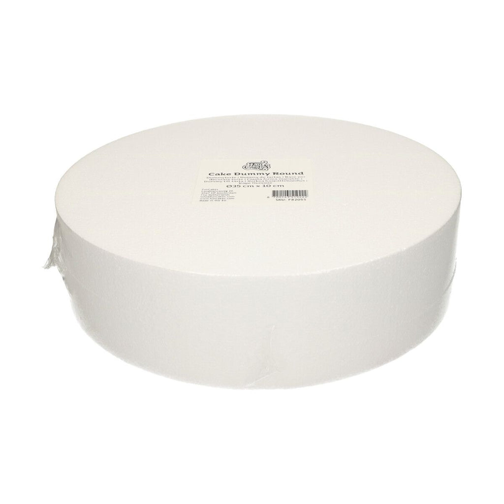 Dummy rund 10cm hoch in div. Grössen Dummy CakeSupplies 35cm  