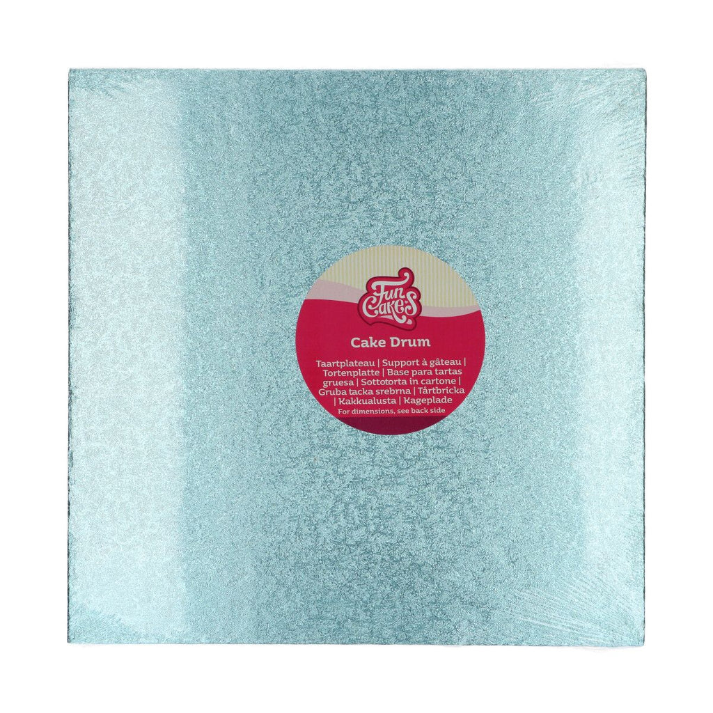 Tortenplatte quadratisch 12mm in div. Grössen und Farben Tortenplatte CakeSupplies hellblau 30.5 x 30.5 cm 