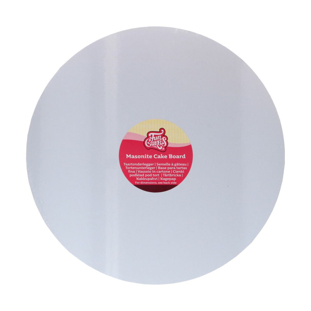 Tortenplatte rund 5mm in div. Grössen und Farben Tortenplatten CakeSupplies weiss Ø 25.0 cm  