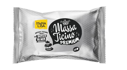 Fondant Massa Ticino in div. Farben und Grössen Massa Ticino Mercanto schwarz 250 g 