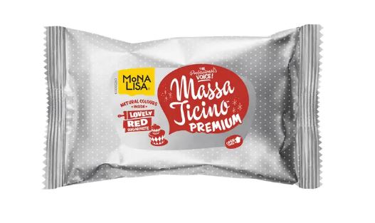 Fondant Massa Ticino in div. Farben und Grössen Massa Ticino Mercanto rot 250 g 