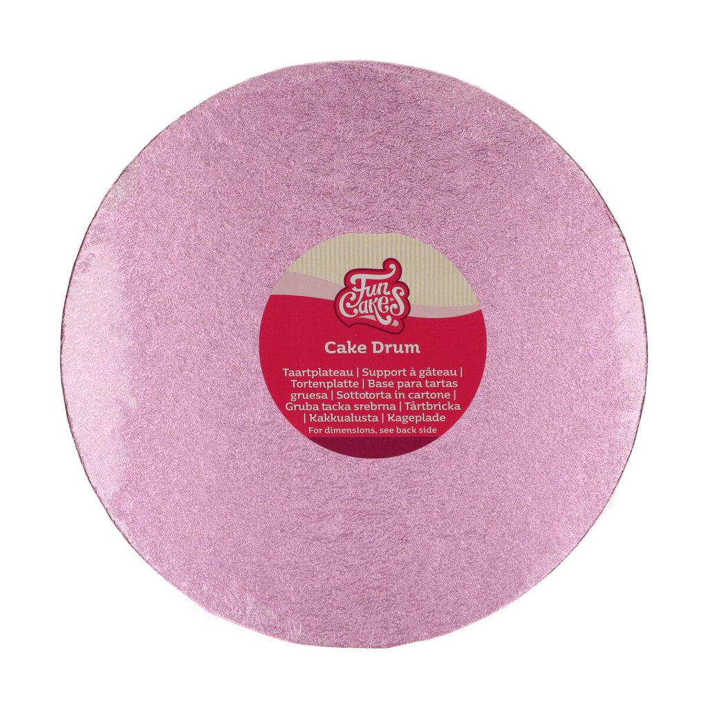 Tortenplatte rund 12 mm in div. Grössen und Farben Tortenplatte CakeSupplies 25 cm rosa 