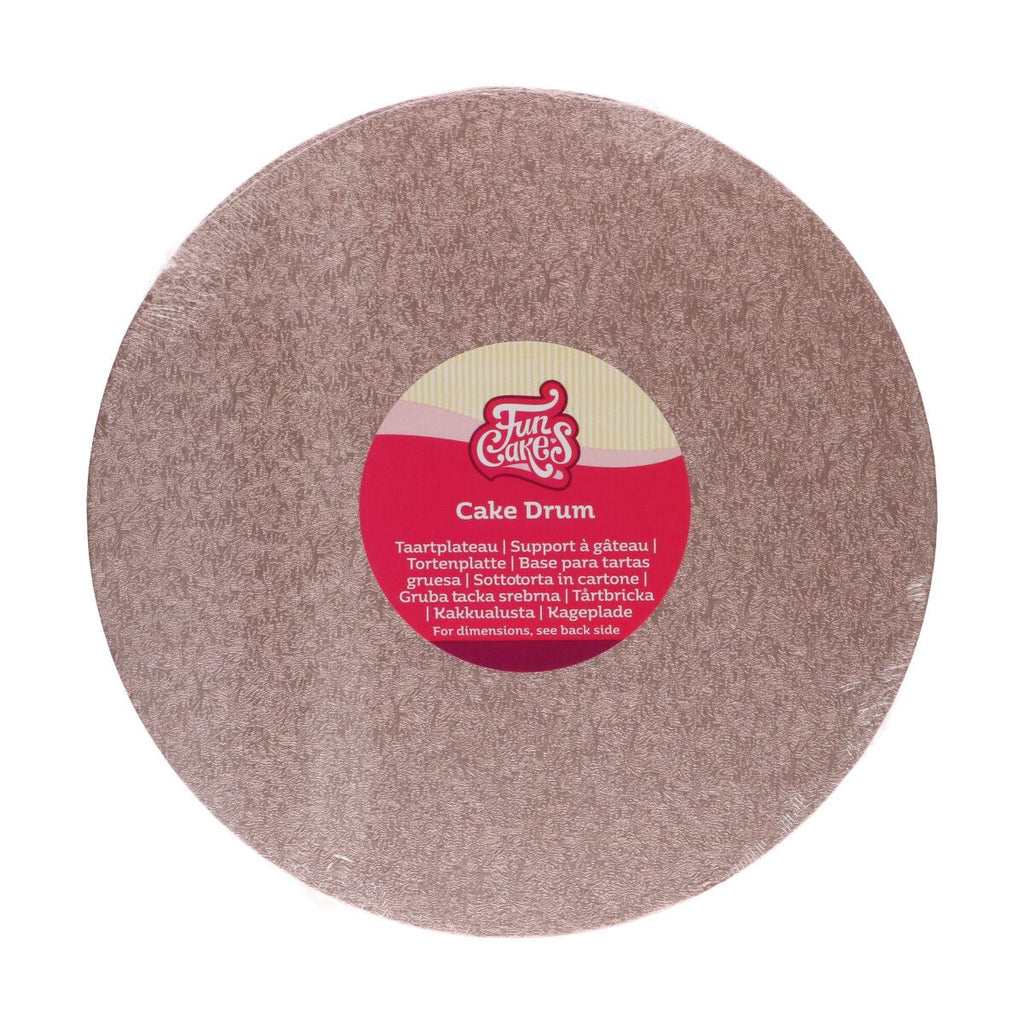 Tortenplatte rund 12 mm in div. Grössen und Farben Tortenplatte CakeSupplies 25 cm rose gold 