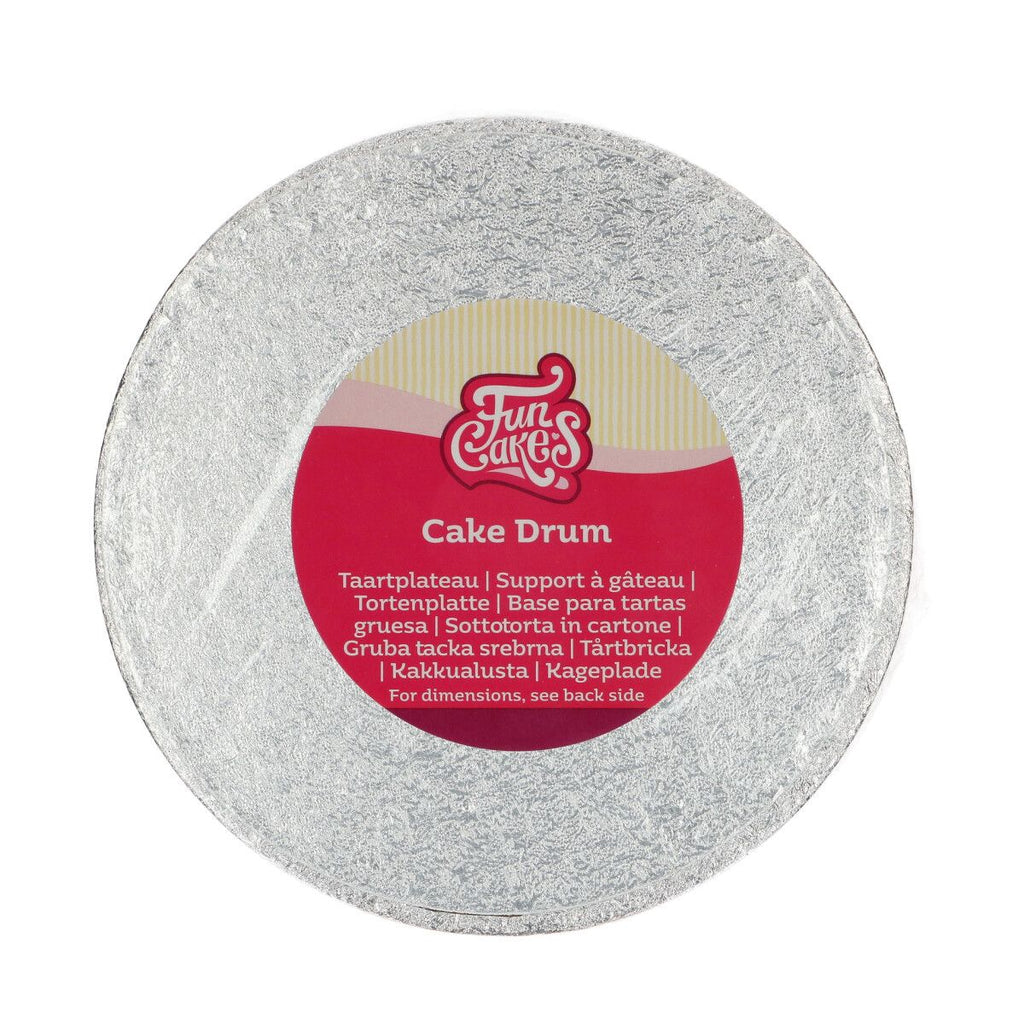 Tortenplatte rund 12 mm in div. Grössen und Farben Tortenplatte CakeSupplies 17.5 cm silber 
