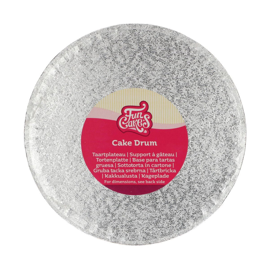 Tortenplatte rund 12 mm in div. Grössen und Farben Tortenplatte CakeSupplies 20 cm silber 
