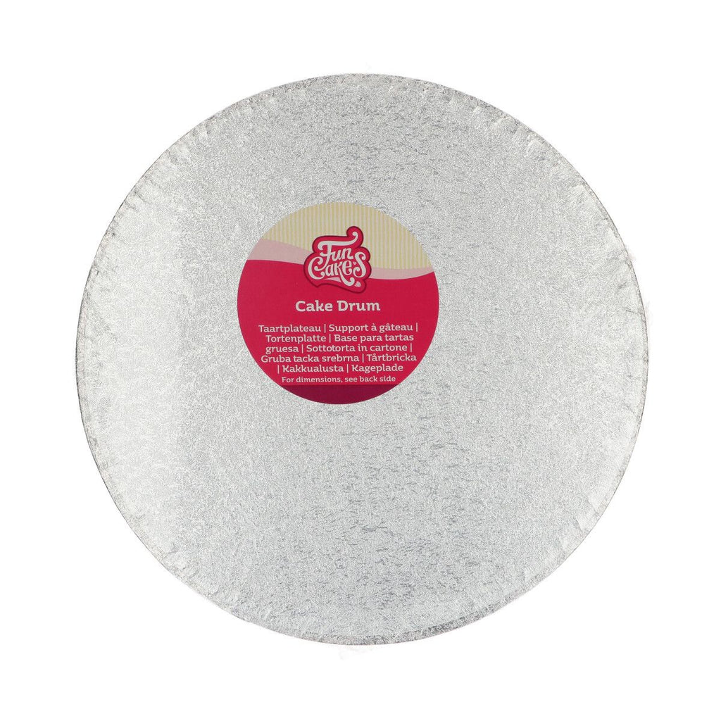 Tortenplatte rund 12 mm in div. Grössen und Farben Tortenplatte CakeSupplies 27.5 cm silber 