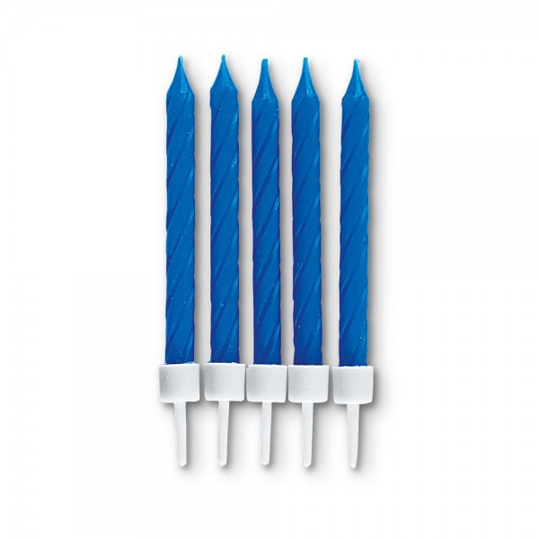 Kerzen in div. Farben Kerzen Städter Blau  