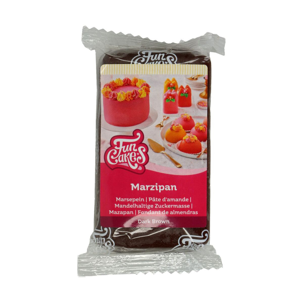Marzipan in div. Farben Marzipan CakeSupplies braun  