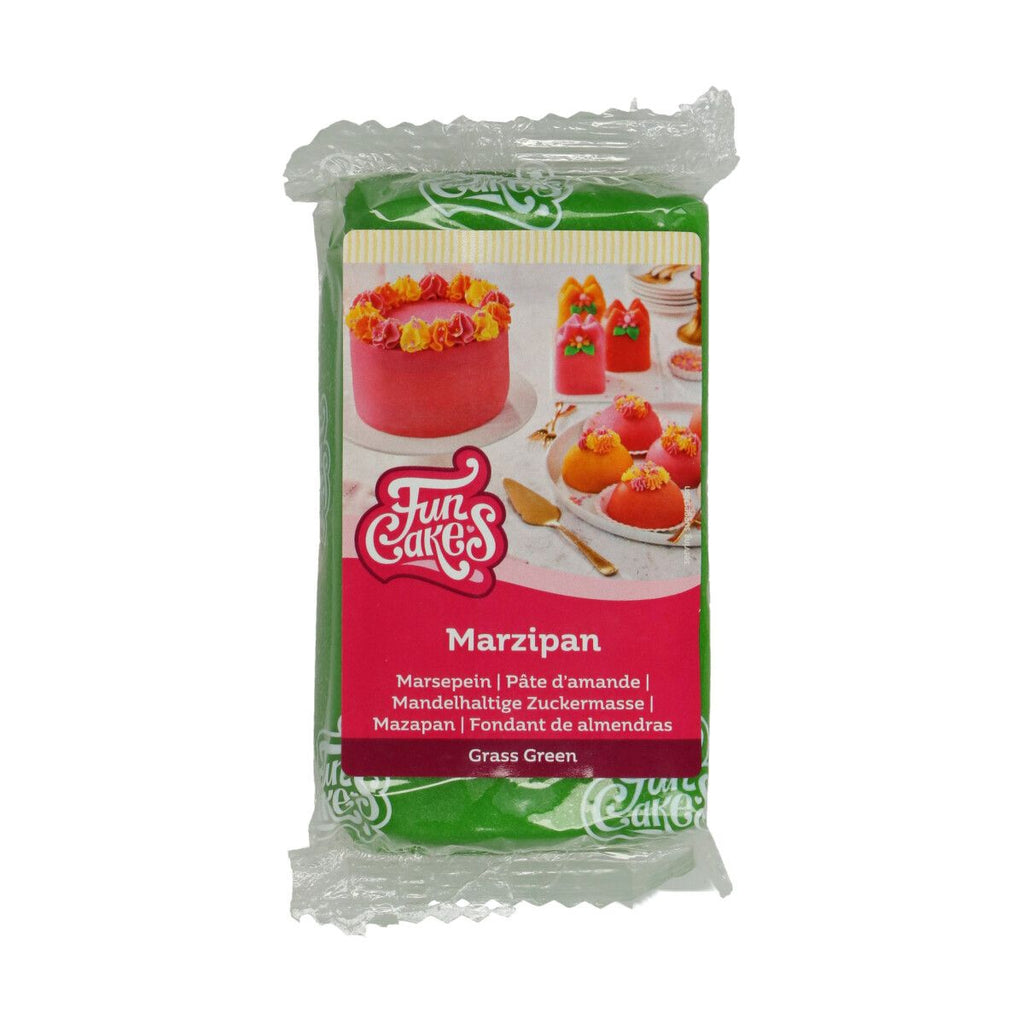 Marzipan in div. Farben Marzipan CakeSupplies grün  