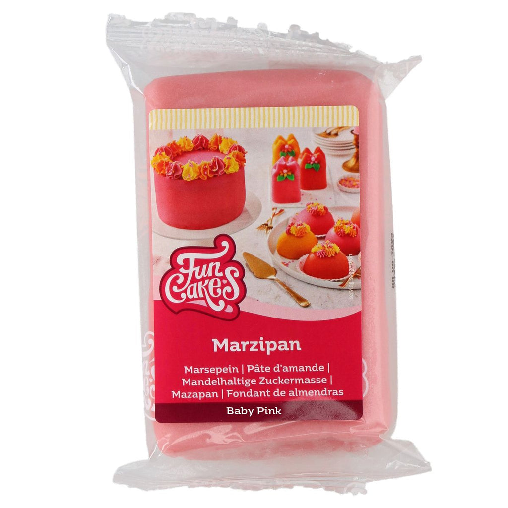 Marzipan in div. Farben Marzipan CakeSupplies rosa  