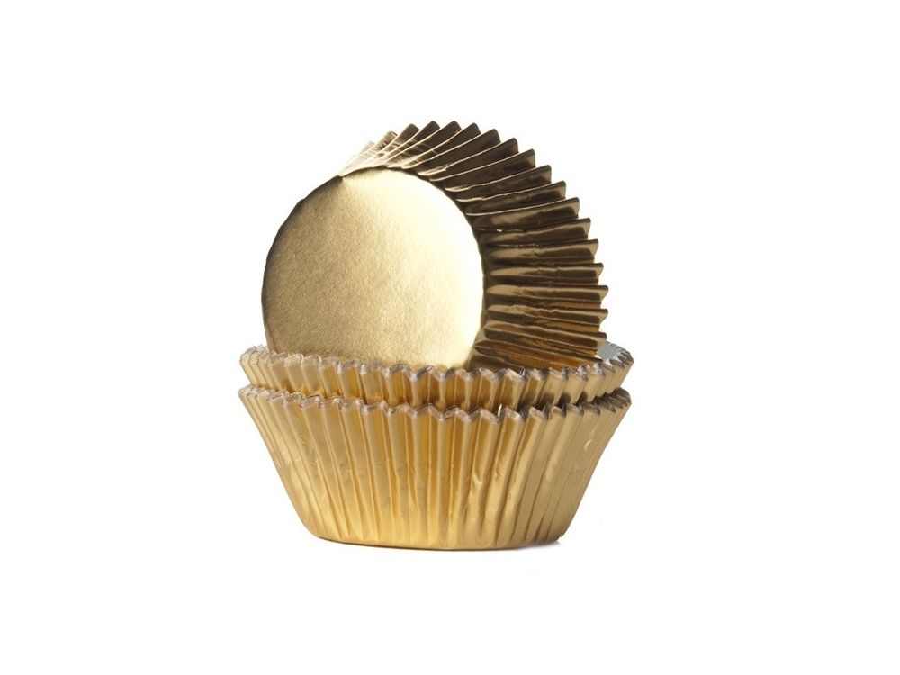Cupcake Förmchen Metallic in div. Grössen und Farben Cupcake Förmchen Cakes & More gold mini 33x20 mm 