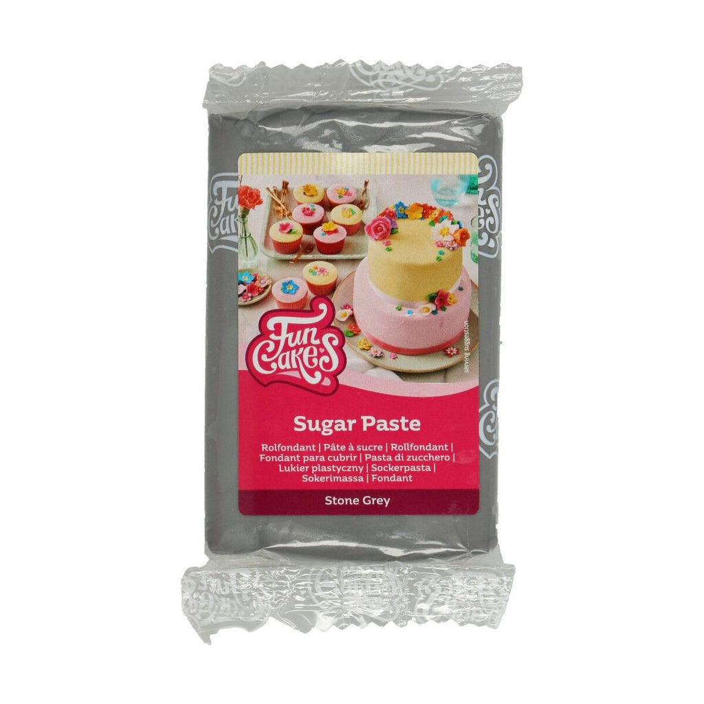 Fondant in div. Farben Fondant CakeSupplies grau  