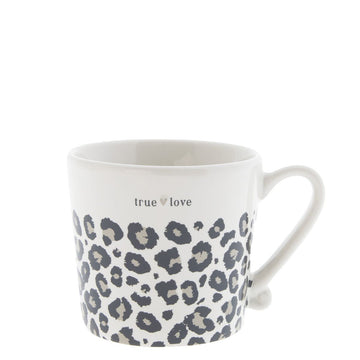 Tasse mit Herz und Leopardmuster - True Love Tassen Bastion Collections   