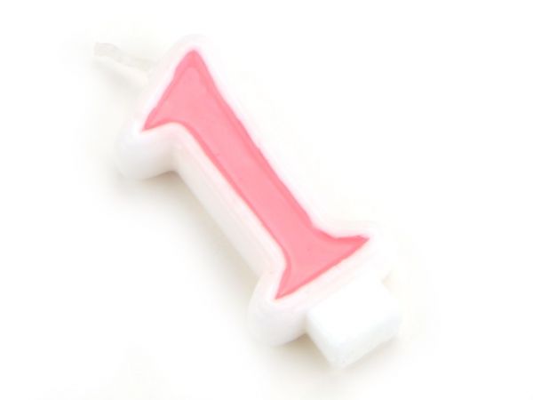 Zahlenkerze rosa Zahlenkerzen CakeMasters 1  